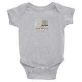 Infant short sleeve one-piece