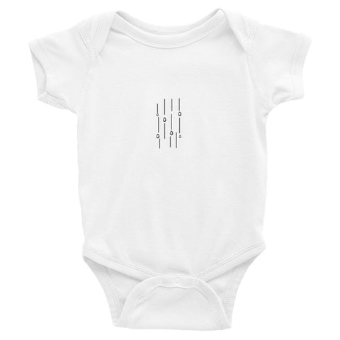 Infant short sleeve one-piece