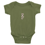 Infant short sleeve one-piece