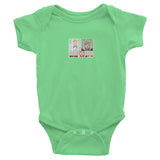 Infant short sleeve one-piece