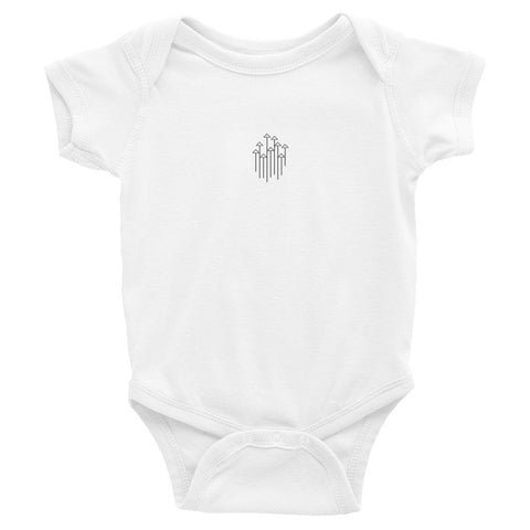 Infant short sleeve one-piece